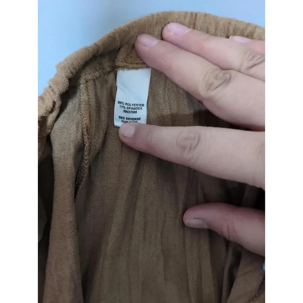 Cato‎ Skirt Womens Small Faux Suede